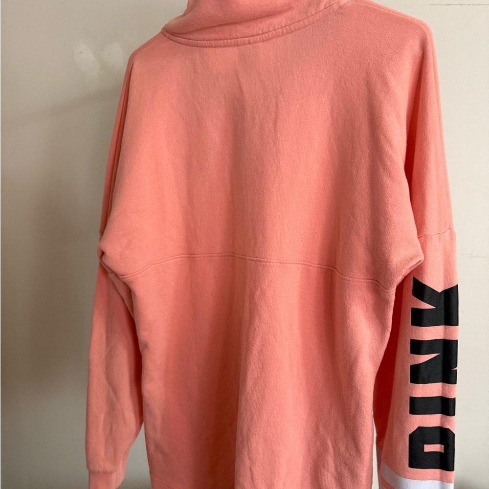 Victoria's Secret PINK Campus Fleece Quarter-Zip Sweatshirt - Picture 5 of 8